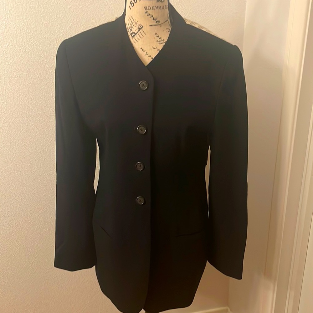 DKNY All Pure Wool Black Blazer